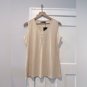 LexisLove women’s ribbed tank top, XL, NWT